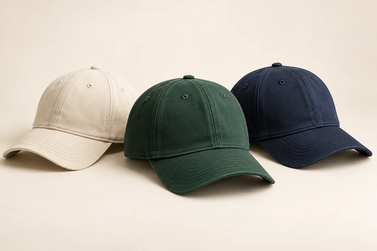 Imagen referencial de gorras personalizadas